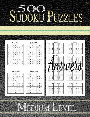 Book cover for 500 Sudoku Puzzles Medium Level