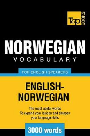 Cover of Norwegian Vocabulary for English Speakers - English-Norwegian - 3000 Words