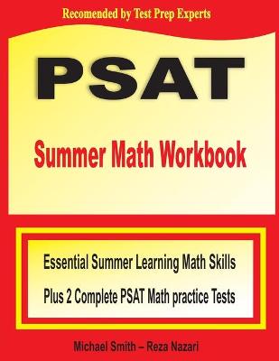 Book cover for PSAT Summer Math Workbook