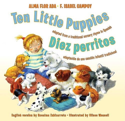 Book cover for Ten Little Puppies/Diez Perritos