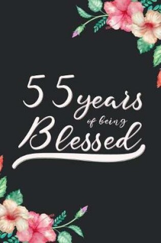 Cover of Blessed 55th Birthday Journal