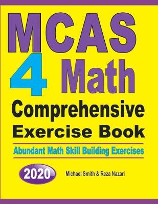 Book cover for MCAS 4 Math Comprehensive Exercise Book