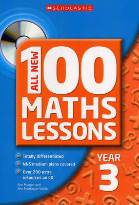 Book cover for All New 100 Maths Lessons Year 3