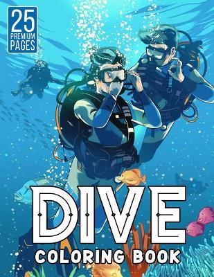 Book cover for Dive Coloring Book