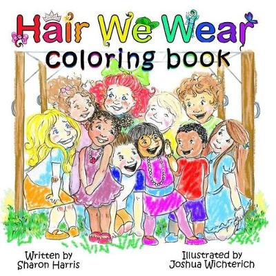 Book cover for Hair We Wear Coloring Book