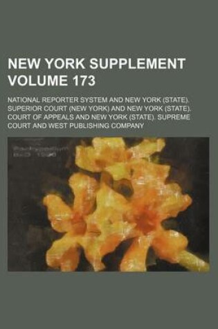 Cover of New York Supplement Volume 173