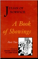 Book cover for Book of showings to the Anchoress Julian of Norwich