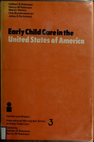 Cover of Early Child Care in the U.S.A.