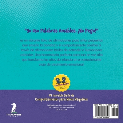 Book cover for Yo Uso Palabras Amables. �No Pego!