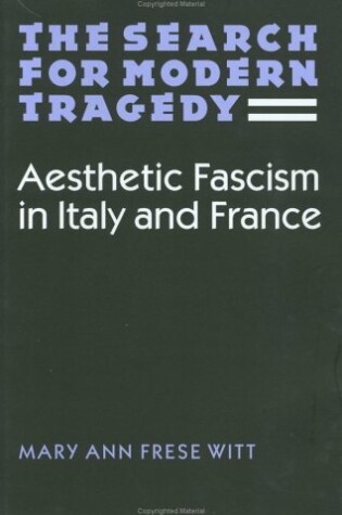 Cover of The Search for Modern Tragedy