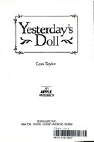 Cover of Yesterday's Doll