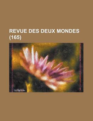 Book cover for Revue Des Deux Mondes (165)