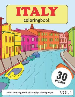 Book cover for Italy Coloring Book