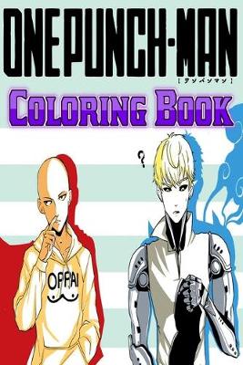 Book cover for One Punch Man Coloring Book