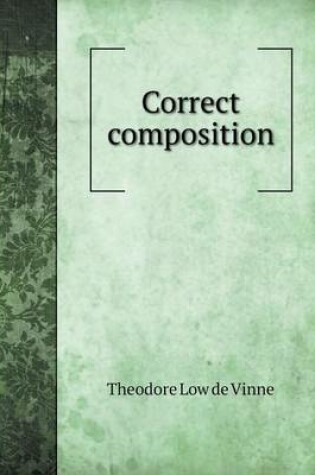 Cover of Correct composition