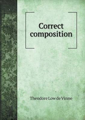 Book cover for Correct composition