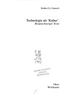 Cover of Technologie ALS 'Kultur'