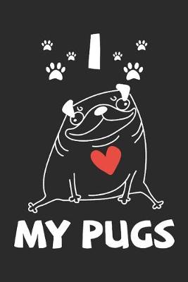 Book cover for I heart my pugs