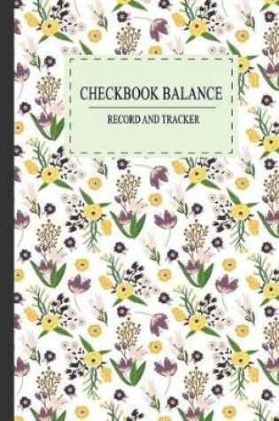 Cover of Checkbook Balance Record and tracker