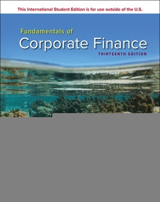 Book cover for Fundamentals of Corporate Finance ISE