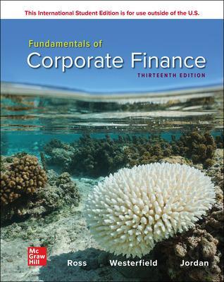 Book cover for Fundamentals of Corporate Finance ISE