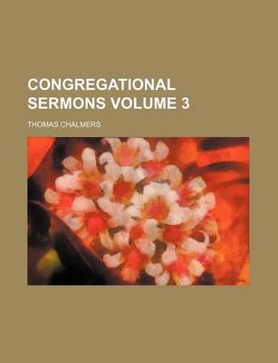 Book cover for Congregational Sermons Volume 3