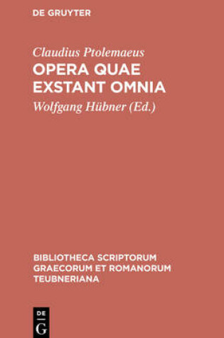 Cover of Opera Quae Exstant Omnia