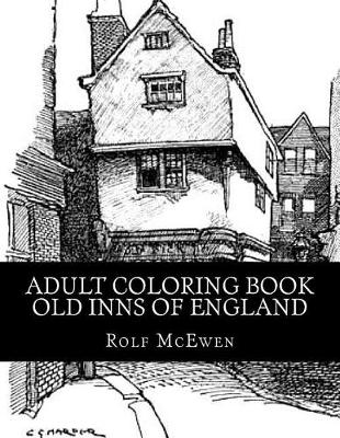 Book cover for Adult Coloring Book - Old Inns of England