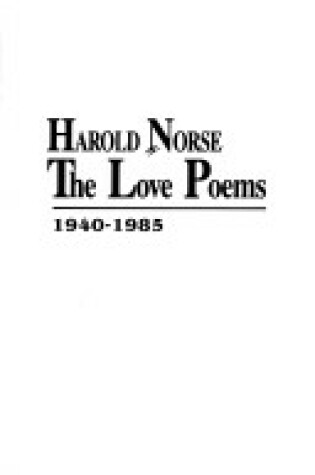 Cover of Love Poems, 1940-85