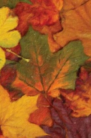 Cover of Autumn Leaves Painted Notebook