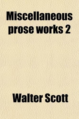 Book cover for The Miscellaneous Prose Works (Volume 15)