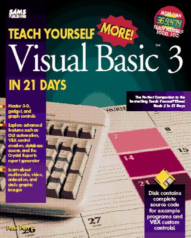 Cover of Sams Teach Yourself More Visual Basic 3 in 21 Days