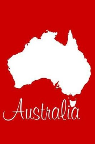 Cover of Australia - Red Blank Notebook