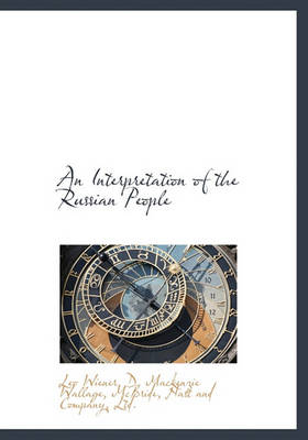 Book cover for An Interpretation of the Russian People