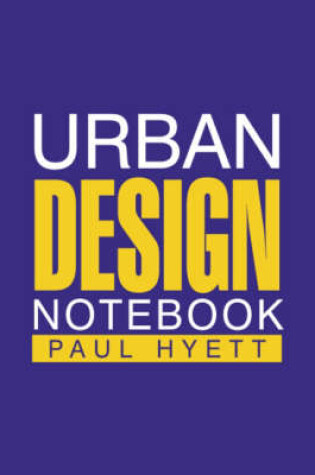 Cover of Urban Design Notebook