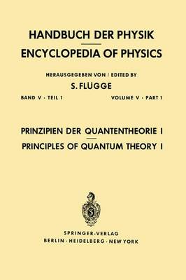 Book cover for Prinzipien Der Quantentheorie I / Principles of Quantum Theory I