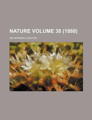 Book cover for Nature Volume 38 (1888)