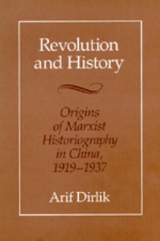Cover of Revolution and History