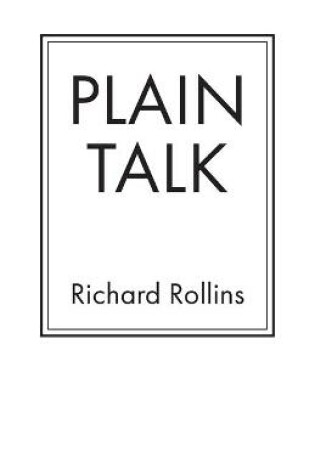 Cover of Plain Talk
