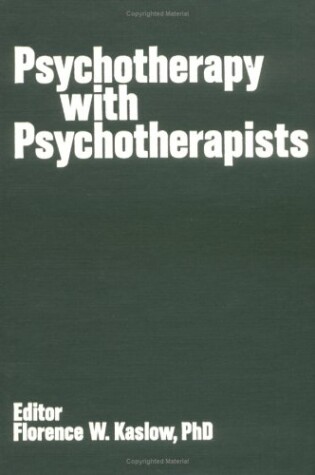 Cover of Psychotherapy With Psychotherapists