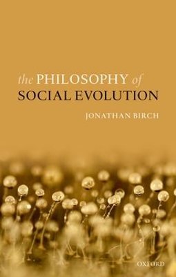 Book cover for The Philosophy of Social Evolution