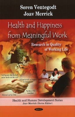 Book cover for Health & Happiness from Meaningful Work