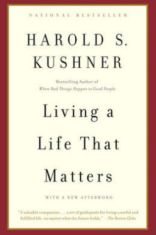 Cover of Living a Life That Matters