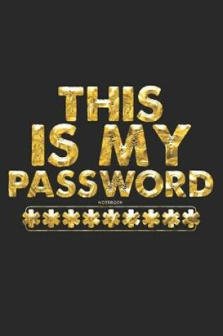 Cover of This My Password Notebook