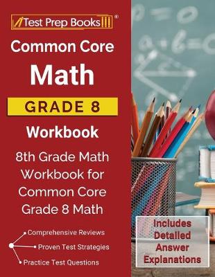 Book cover for Common Core Math Grade 8 Workbook