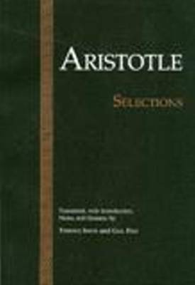 Book cover for Aristotle: Selections