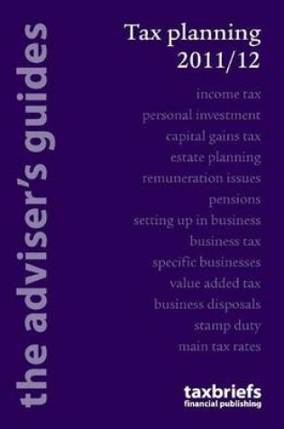 Cover of Tax Planning