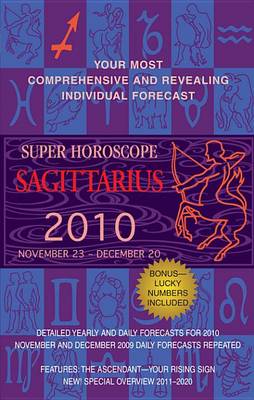 Book cover for Sagittarius (Super Horoscopes 2012)
