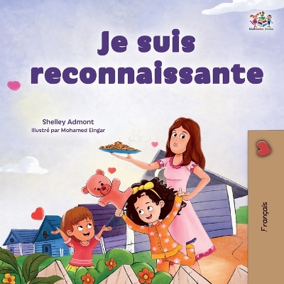 Book cover for I am Thankful (French Book for Children)