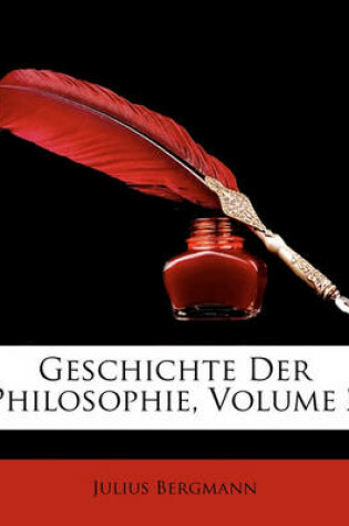 Cover of Geschichte Der Philosophie, Volume 2